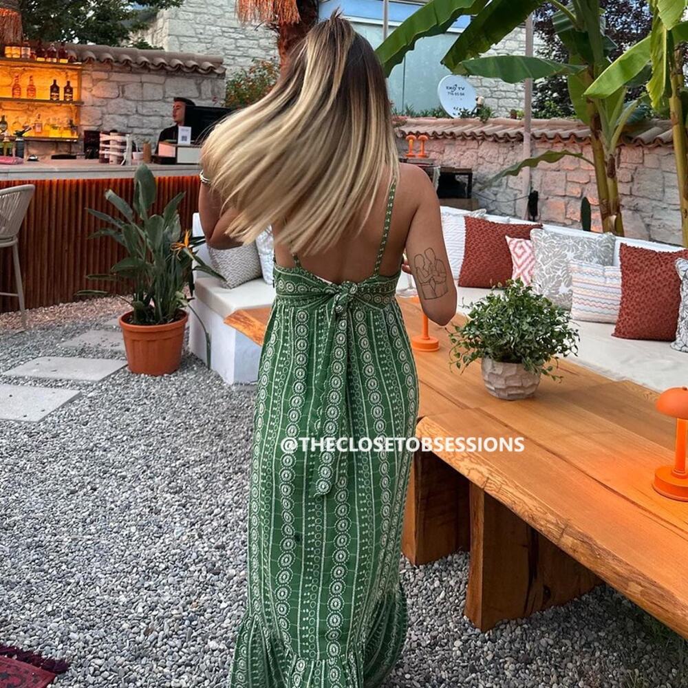 Zara Green Midi Dress - Picture 8 of 16